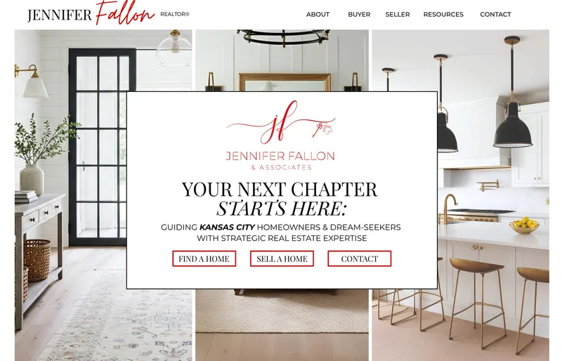 Agent website for Jennifer Fallon and Associates